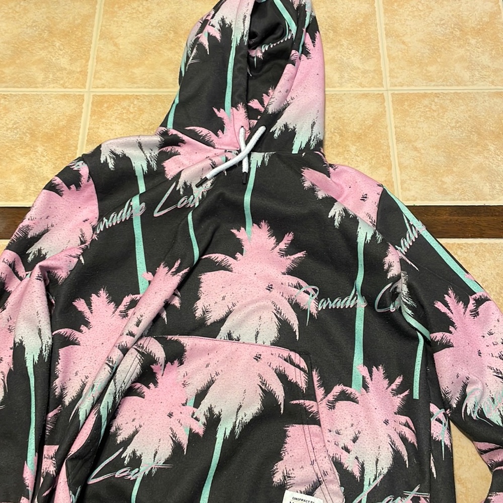 Pink,black,Light Green hoodie